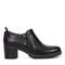 Easy Spirit Cosa Cushioned Arch Support Women's Casual Slip On - Black Leather - 1