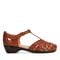 Easy Spirit Darlyn T-Strap Cushioned Arch Support Women's Dress - Brown Leather - 1