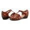 Easy Spirit Darlyn T-Strap Cushioned Arch Support Women's Dress - Brown Leather - 7