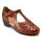 Easy Spirit Darlyn T-Strap Cushioned Arch Support Women's Dress - Brown Leather - 2
