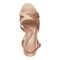 Easy Spirit Delicia Cushioned Arch Support Block Heel Women's Dress Sandal - Dark Natural Leather/raffia - 5