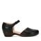 Easy Spirit Denita Mary Jane Dress Comfortable Cushioned Arch Support Women's Dress Shoe - Black Leather - 1