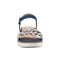 Easy Spirit Edythe Wedge Sandal Cushioned Arch Support Women's Wedge Sandal - Denim/white Multi - 3