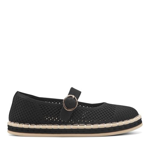 Easy Spirit Francene Cushioned Arch-Support Women's Mary Jane - Black Knit - 1