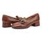 Easy Spirit Franny Dress Cushioned Women's Loafer - Brown Leather - 7