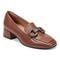 Easy Spirit Franny Dress Cushioned Women's Loafer - Brown Leather - 2