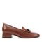 Easy Spirit Franny Dress Cushioned Women's Loafer - Brown Leather - 1