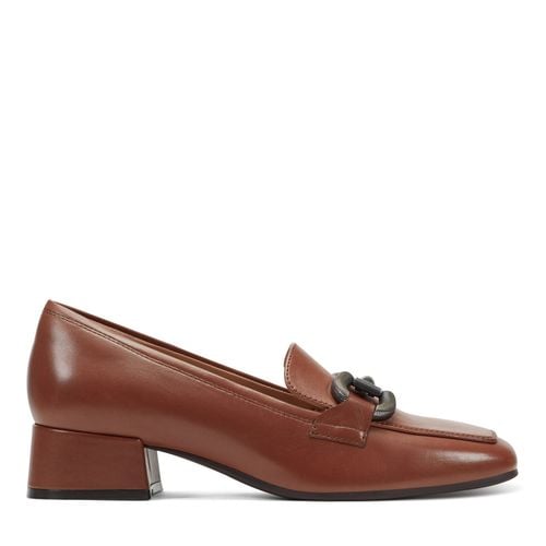 Easy Spirit Franny Dress Cushioned Women's Loafer - Brown Leather - 1