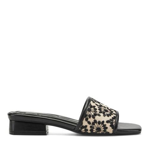 Easy Spirit Gianina Raffia Cushioned Arch-Support Women's Dress Sandal - Black/natural - 1