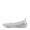 Easy Spirit Glitz Walking Athletic Cushioned Arch-Support Women's Walking Shoe - White Knit - 4