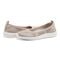 Easy Spirit Glitz Walking Athletic Cushioned Arch-Support Women's Walking Shoe - Gold Knit - 7