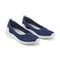 Easy Spirit Glitz Walking Athletic Cushioned Arch-Support Women's Walking Shoe - Dark Blue Knit - 2