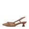 Easy Spirit Hetty Slingback Cushioned Arch-Support Women's Dress Pumps - Medium Brown/raffia - 4