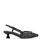 Easy Spirit Hetty Slingback Cushioned Arch-Support Women's Dress Pumps - Black/raffia - 1