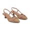 Easy Spirit Hetty Slingback Cushioned Arch-Support Women's Dress Pumps - Medium Brown/raffia - 2