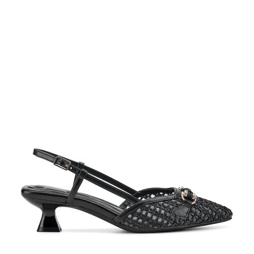 Easy Spirit Hetty Slingback Cushioned Arch-Support Women's Dress Pumps - Black/raffia - 1