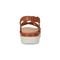 Easy Spirit Indie Strappy Sandal Cushioned Arch Support Women's Sandal - Brown Leather - 4