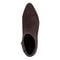 Easy Spirit Isra Cushioned Arch-Support Pointed Women's Bootie - Dark Brown Suede - 5