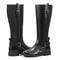 Easy Spirit Jackie Tall Shaft Cushioned Arch Support Wide Calf Women's Boot - Black Leather/elastic - 7