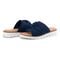 Easy Spirit Josy Knotted Cushioned Arch-Support Slide Women's Slide Sandal - Navy - 7