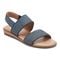 Easy Spirit Lana Cushioned Slingback with Arch Support Women's Flat Sandal - Navy - 2