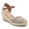 Easy Spirit Makaylie Cushioned Arch Support Wedge Women's Wedge Dress - Striped/natural Multi - 2