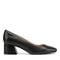 Easy Spirit Marelyn Cushioned Arch Support Women's Dress Pump - Black Leather - 1