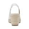 Easy Spirit Margie Cushioned Arch-Support Wedge Women's Sandal - White Leather - 4