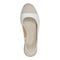Easy Spirit Margie Cushioned Arch-Support Wedge Women's Sandal - White Leather - 5