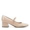 Easy Spirit Marlay Cushioned Arch Support Women's Mary Jane Pump - Natural Patent - 1