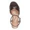 Easy Spirit Noya Cushioned Arch Support Comfort Women's Dress Wedge Sandal - Dark Brown - 5