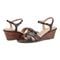 Easy Spirit Noya Cushioned Arch Support Comfort Women's Dress Wedge Sandal - Dark Brown - 7