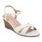 Easy Spirit Noya Cushioned Arch Support Comfort Women's Dress Wedge Sandal - Ivory - 2