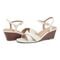 Easy Spirit Noya Cushioned Arch Support Comfort Women's Dress Wedge Sandal - Ivory - 7
