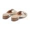 Easy Spirit Rosalind Raffia Cushioned Comfort Arch Support Women's Dress Sandal - Ivory - 3