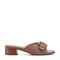 Easy Spirit Rosalind Raffia Cushioned Comfort Arch Support Women's Dress Sandal - Dark Brown - 1