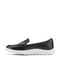 Easy Spirit Ryla Casual Penny Cushioned Arch Support Slip-On Women's Loafer - Black Leather - 4