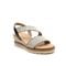 Easy Spirit Sabina Cushioned Arch Support Slip-On Women's Wedge Sandal - Light Natural - 1