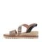 Easy Spirit Sabina Cushioned Arch Support Slip-On Women's Wedge Sandal - Black/pink Multi - 4