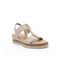 Easy Spirit Selene Wedge Sandal Cushioned Arch Support Women's Wedge Sandal - White - 8