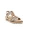 Easy Spirit Selene Wedge Sandal Cushioned Arch Support Women's Wedge Sandal - Medium Brown - 8
