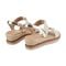Easy Spirit Selene Wedge Sandal Cushioned Arch Support Women's Wedge Sandal - Gold/natural - 3