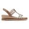 Easy Spirit Selene Wedge Sandal Cushioned Arch Support Women's Wedge Sandal - Dark Natural - 2