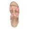 Easy Spirit Selene Wedge Sandal Cushioned Arch Support Women's Wedge Sandal - Medium Pink - 6