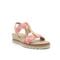 Easy Spirit Selene Wedge Sandal Cushioned Arch Support Women's Wedge Sandal - Medium Pink - 8