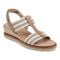 Easy Spirit Selene Wedge Sandal Cushioned Arch Support Women's Wedge Sandal - Dark Natural - 1