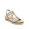 Easy Spirit Selene Wedge Sandal Cushioned Arch Support Women's Wedge Sandal - Dark Natural - 8
