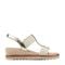 Easy Spirit Selene Wedge Sandal Cushioned Arch Support Women's Wedge Sandal - Gold/natural - 1