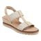 Easy Spirit Selene Wedge Sandal Cushioned Arch Support Women's Wedge Sandal - White - 1