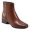Easy Spirit Sidney Cushioned Arch-Support Women's Dress Bootie - Brown Leather - 2